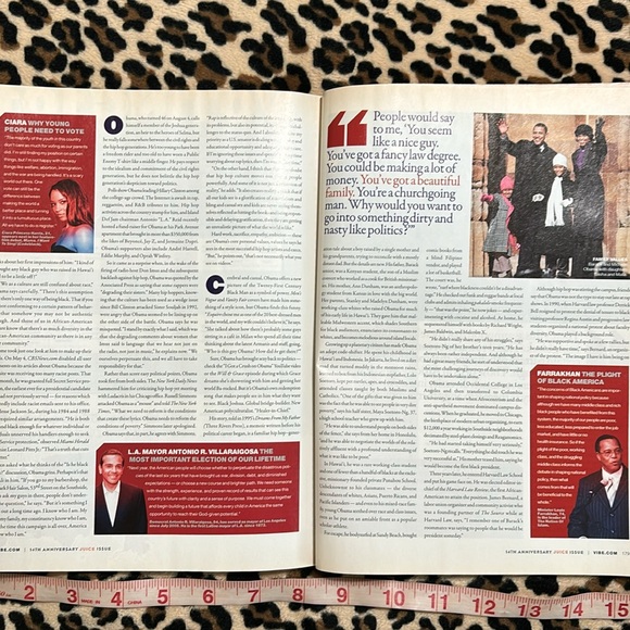 2007 VIBE Magazine President Barack Obama Y2K Vintage 2000s Hip Hop Music Rap - Picture 9 of 17